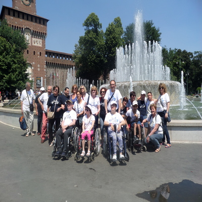 la fontana del Castello Sforzesco